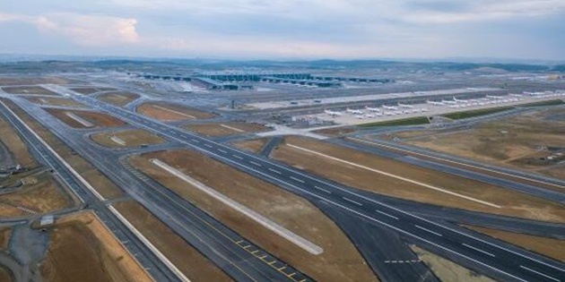 İstanbul Havalimanı’nda 6’ncı Pist Hazır Hale Getirildi